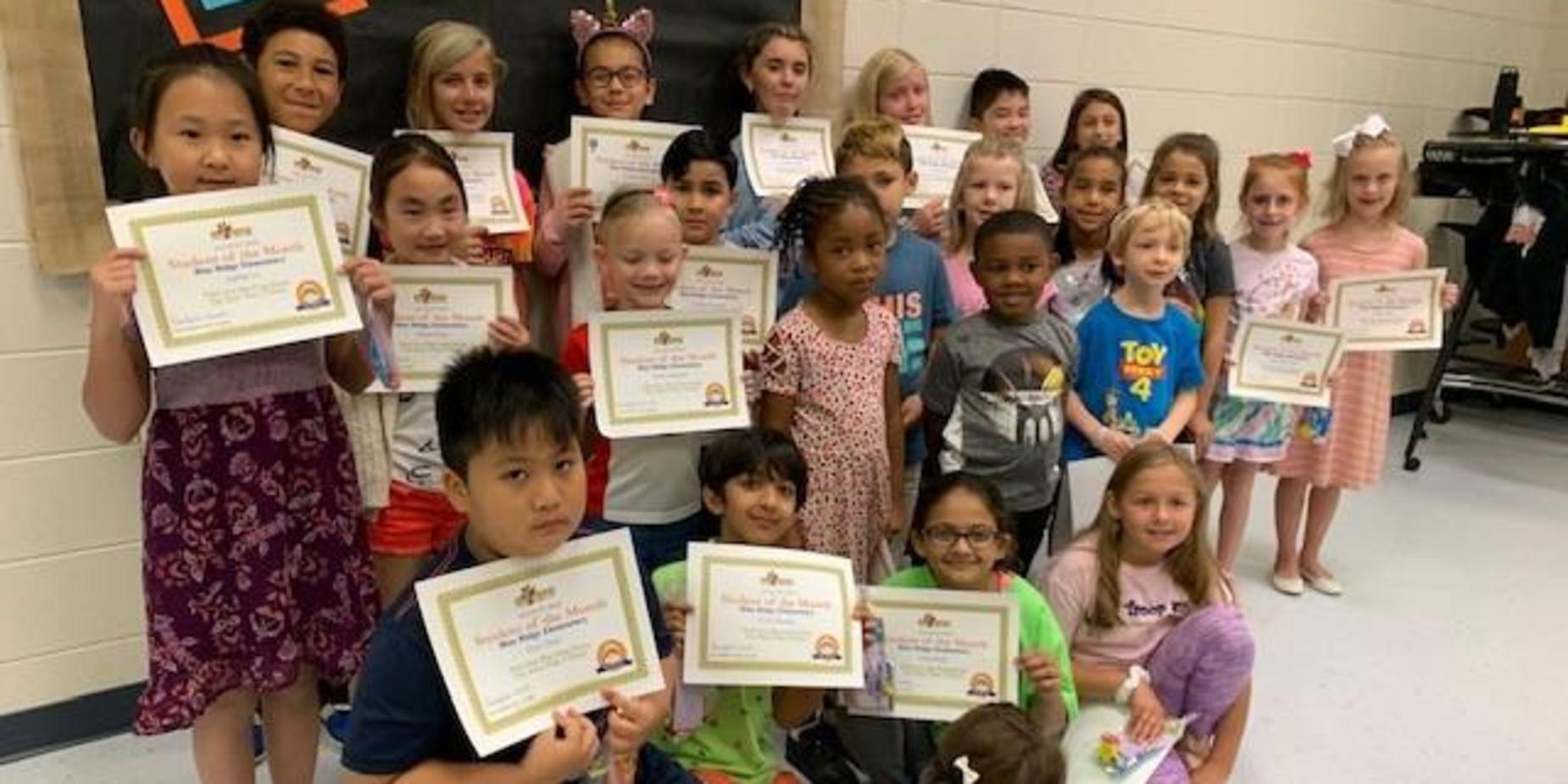 August, 2019 Star Students!