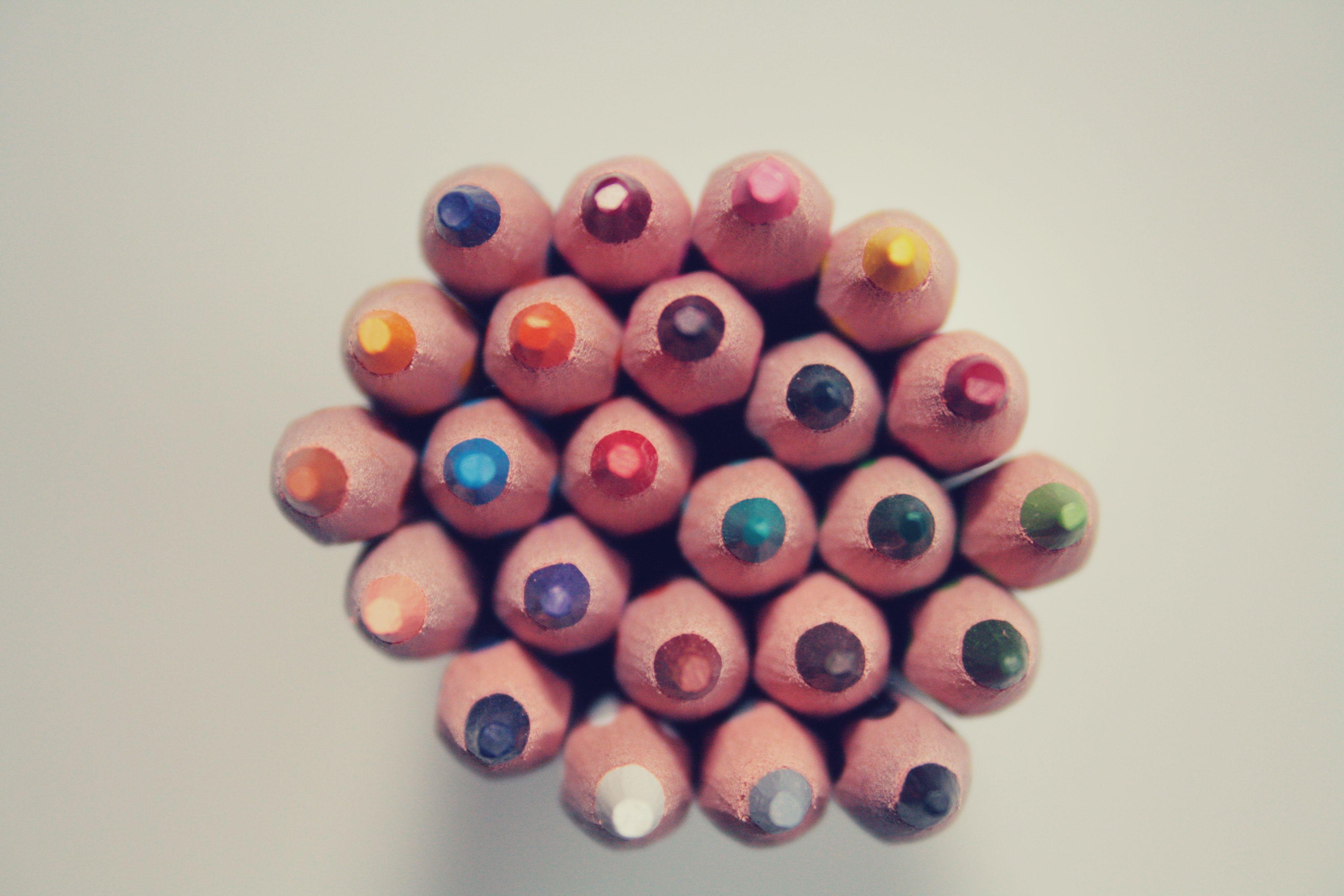 colored pencils