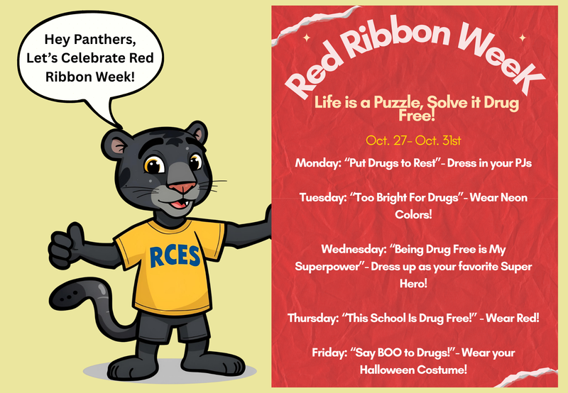 Red Ribbon Week Flyer Image