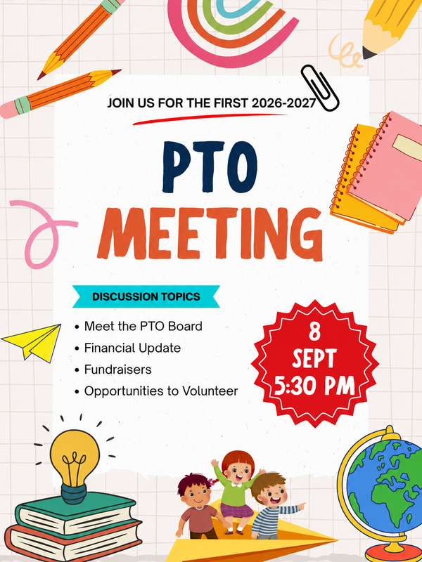Join Us for the First 2026–2027 PTO Meeting! Featured Photo