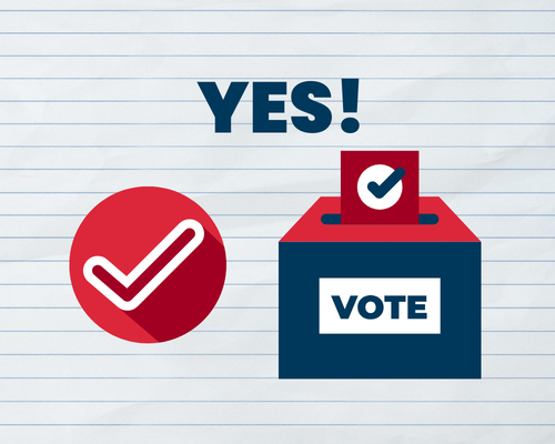 Vote Yes Graphic