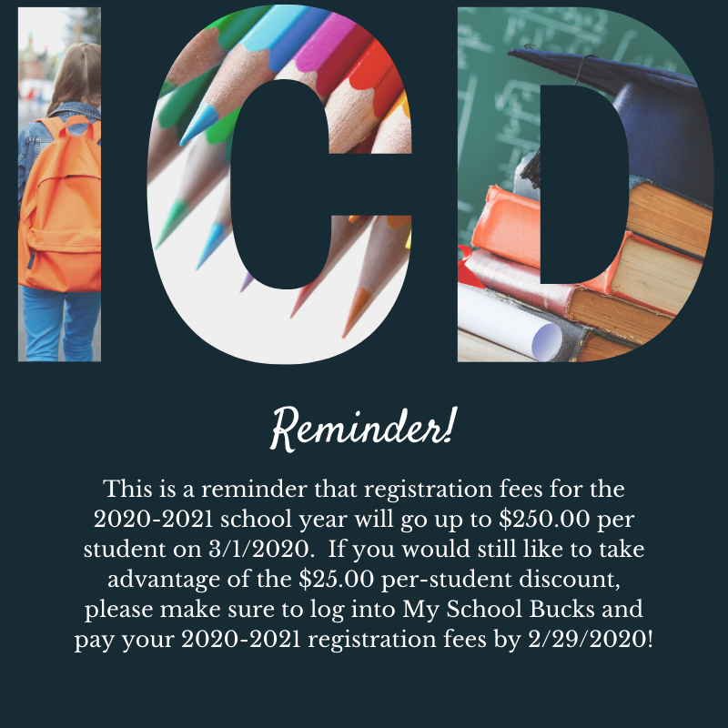 20/21 Registration Fees Featured Photo