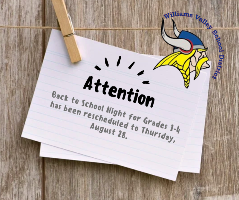 Back to School rescheduled graphic