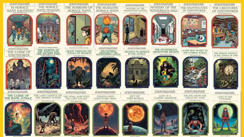 A collage of book covers