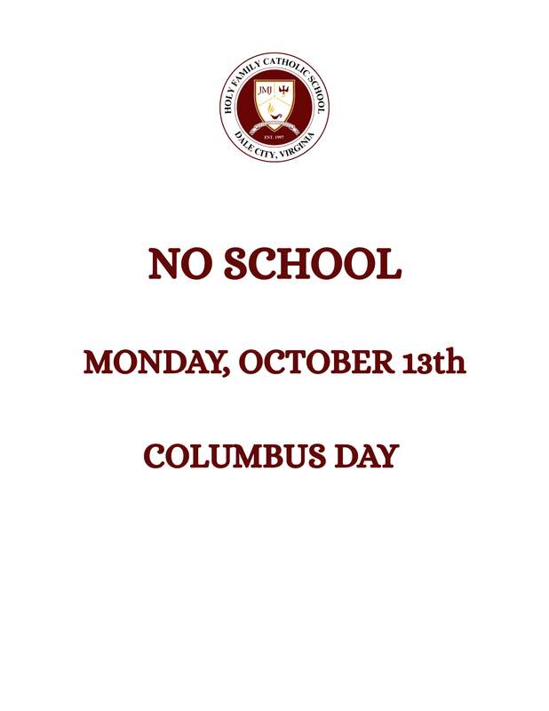 No School October 13th Featured Photo