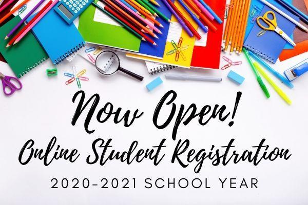 2020-2021 Student Registration Now Open! Click Here For More Information!! Featured Photo