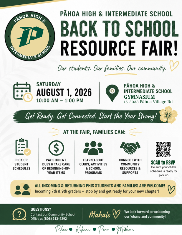 Back to School Event Flyer