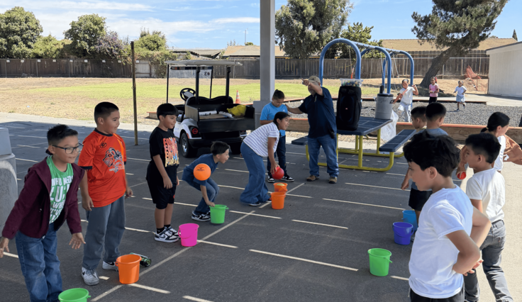 picture of students playing games at recess