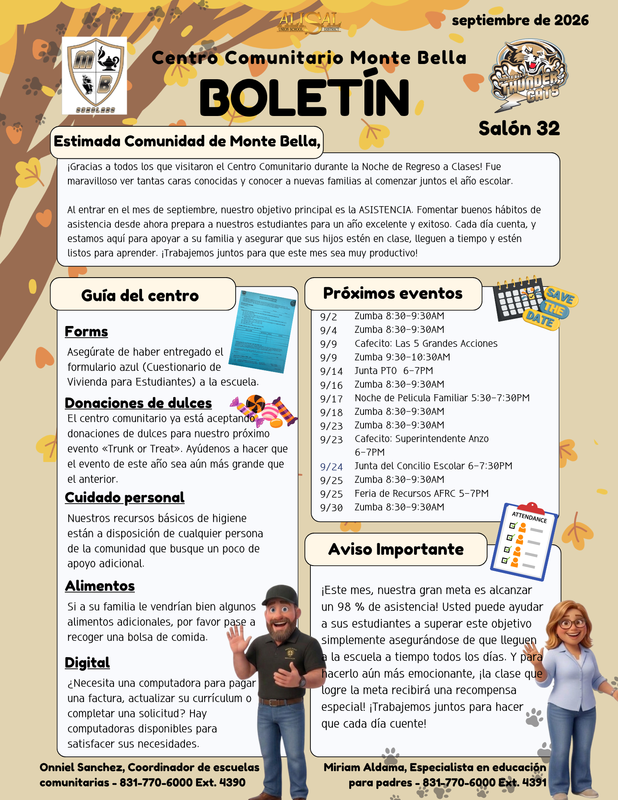 Boletín de eventos