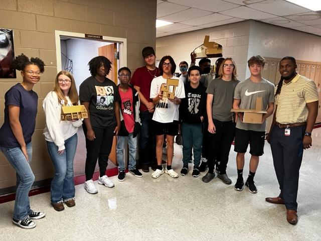 Engineer's Cardboard House Models Featured Photo