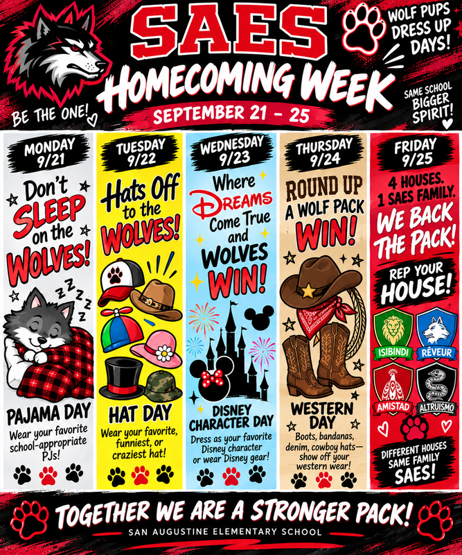 Homecoming Dress Up Days