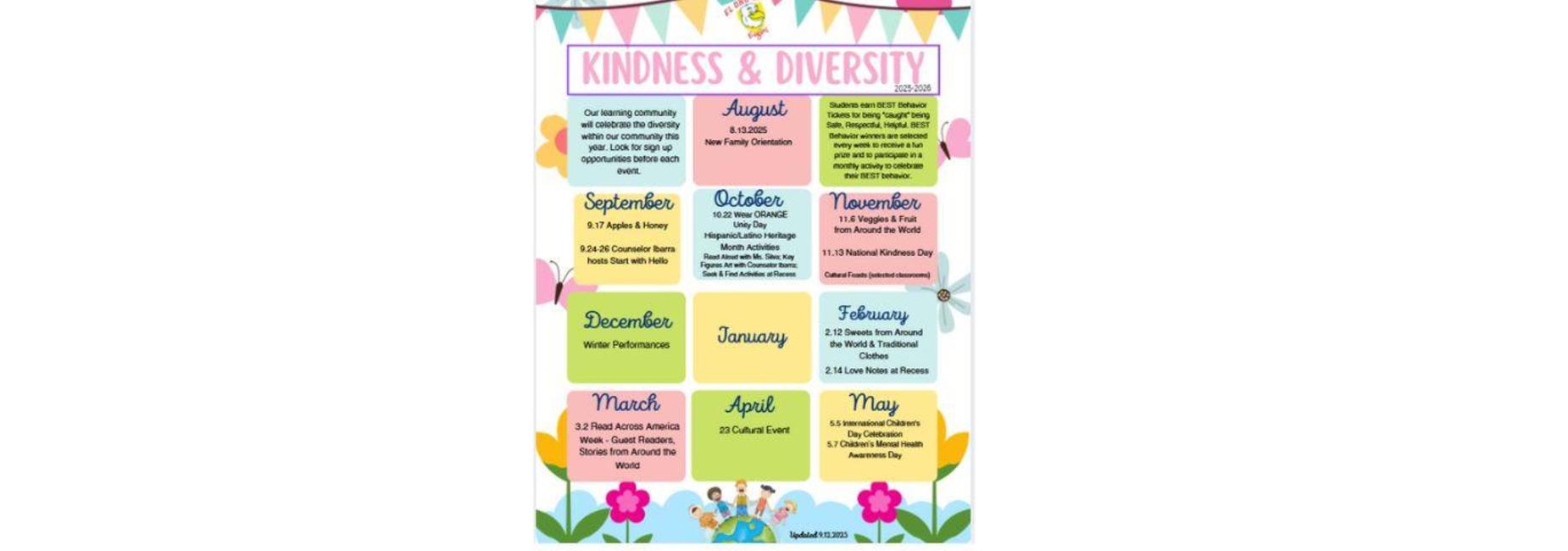Kindness and Diversity 2025-2026