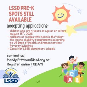 PreK spots still available for eligible students