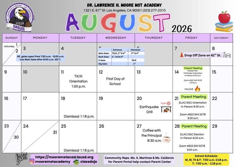 august calendar