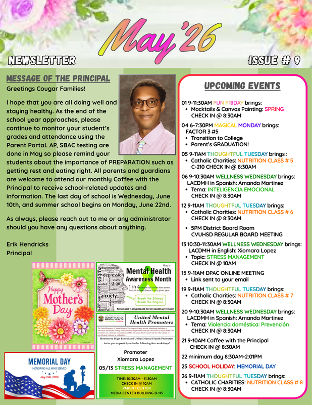May Newsletter