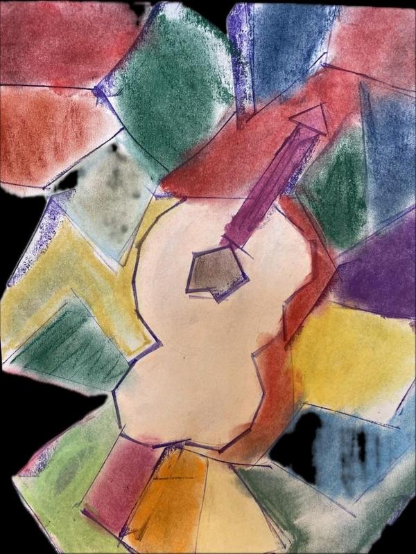 GUITARS & CUBISM is here! The Young at Art first project of the year!