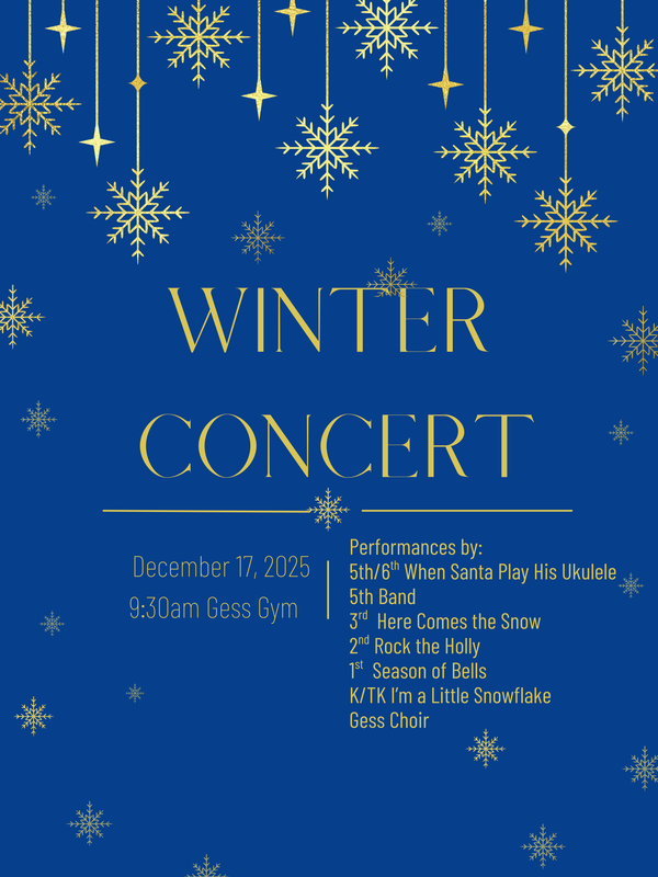 Winter Concert Flyer