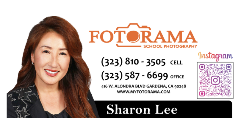 Order Student Photos through Fotorama. Call (323) 587-6688 for questions, Monday through Friday, 9 to 5 pm, and Saturday 9 to 2 pm.