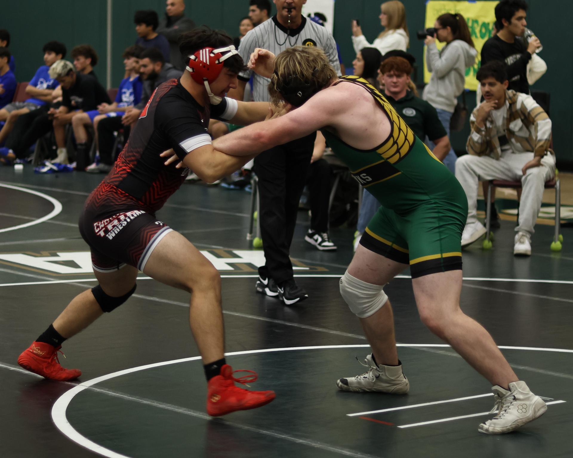 boys wrestling at liberty duals