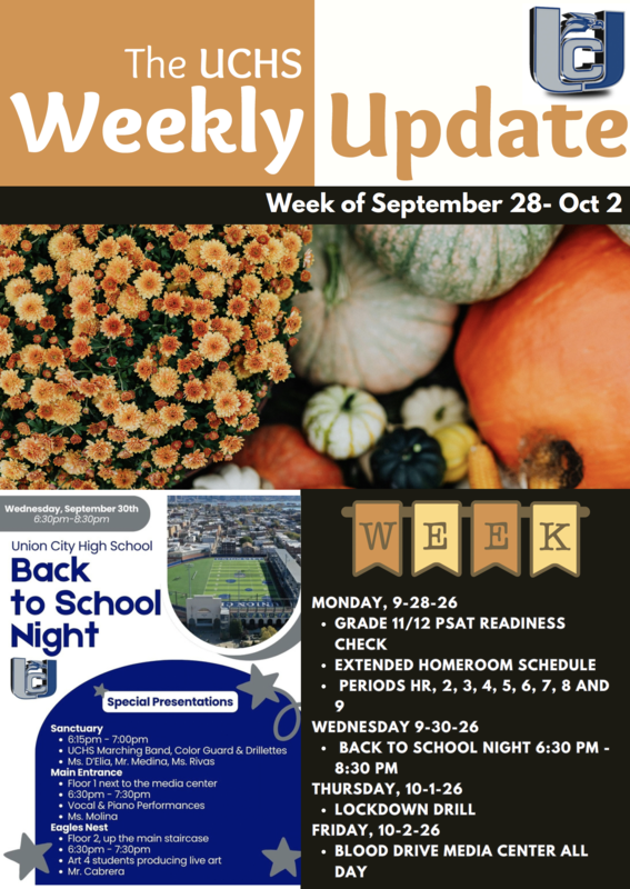 UCHS Weekly Update