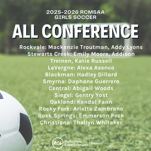 RCS Middle School Girls Soccer County Tournament Results