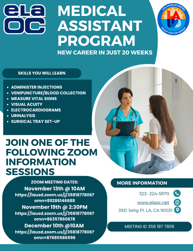 Medical Assistant Info Session 2026