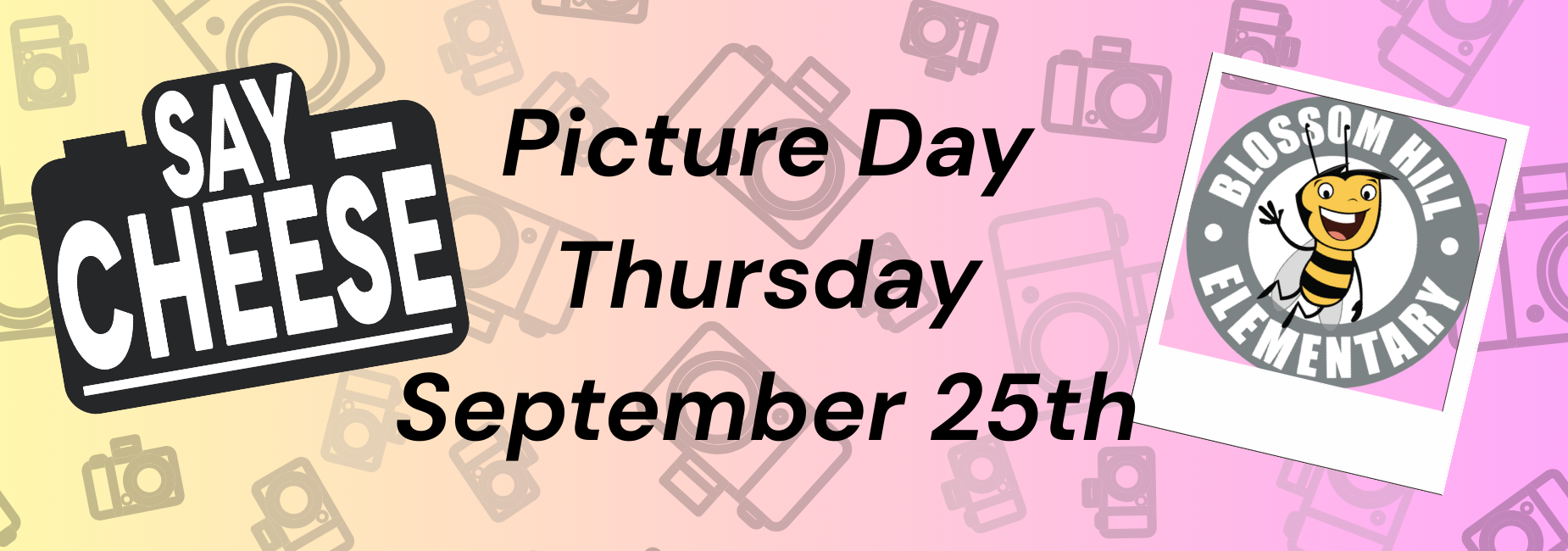 Picture day thursday, September 25th
