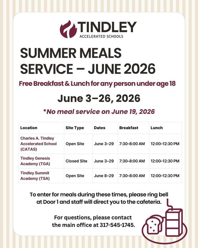 Summer Meal Service Flyer 2026