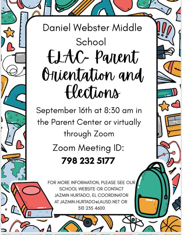 ELAC meeting 9-16