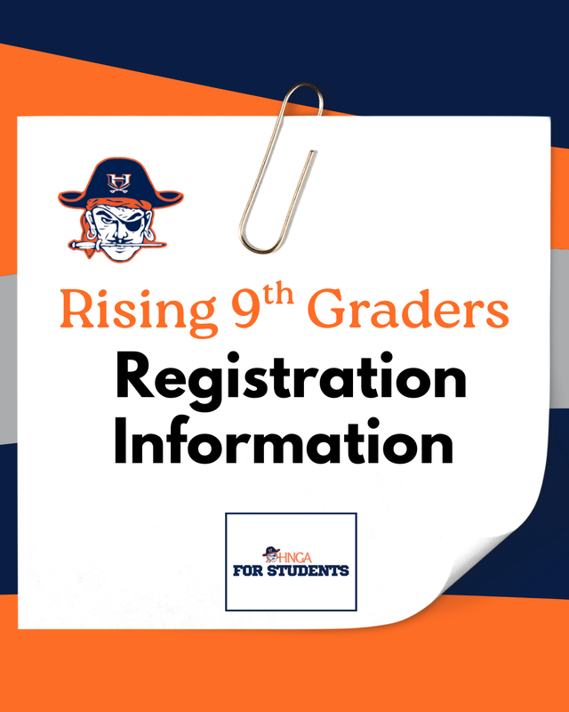Rising 9th Grader Registration Info