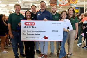 H-E-B Donation to CEF