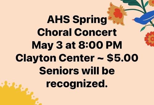AHS Spring Singers Concert 2022