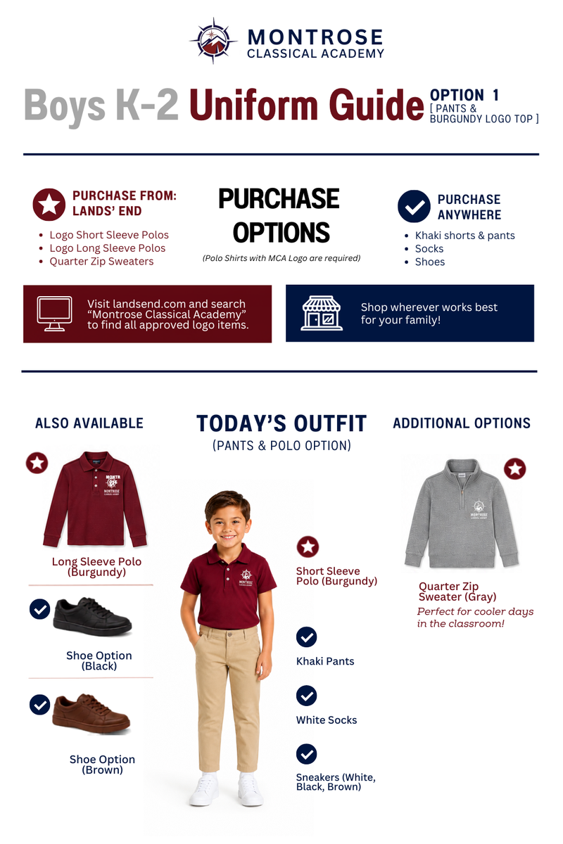 boys K-2 uniform option 1