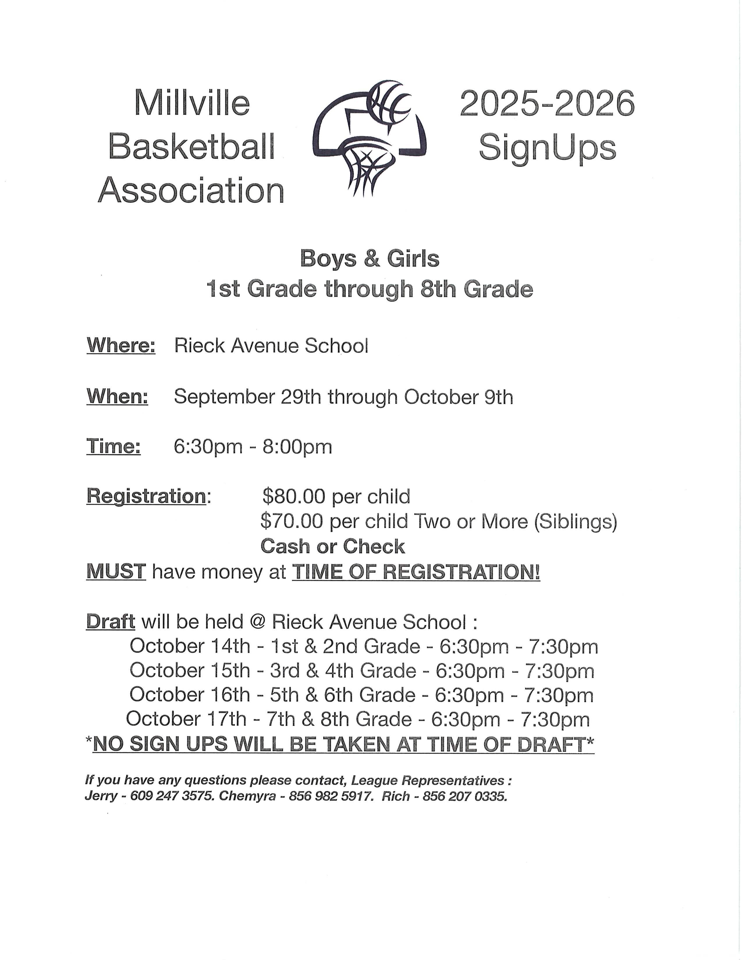 Millville Basketball Association