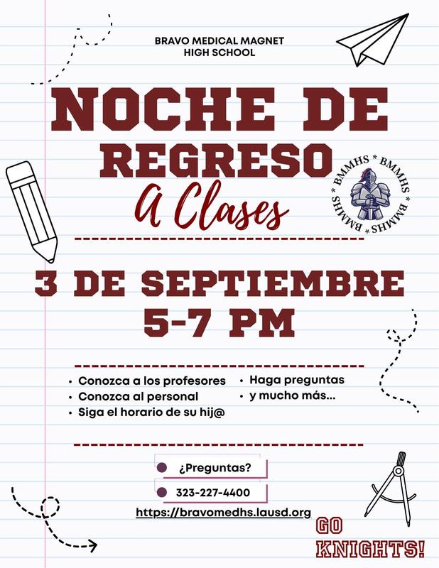 Bravo Back to School "Knight" on September 3rd