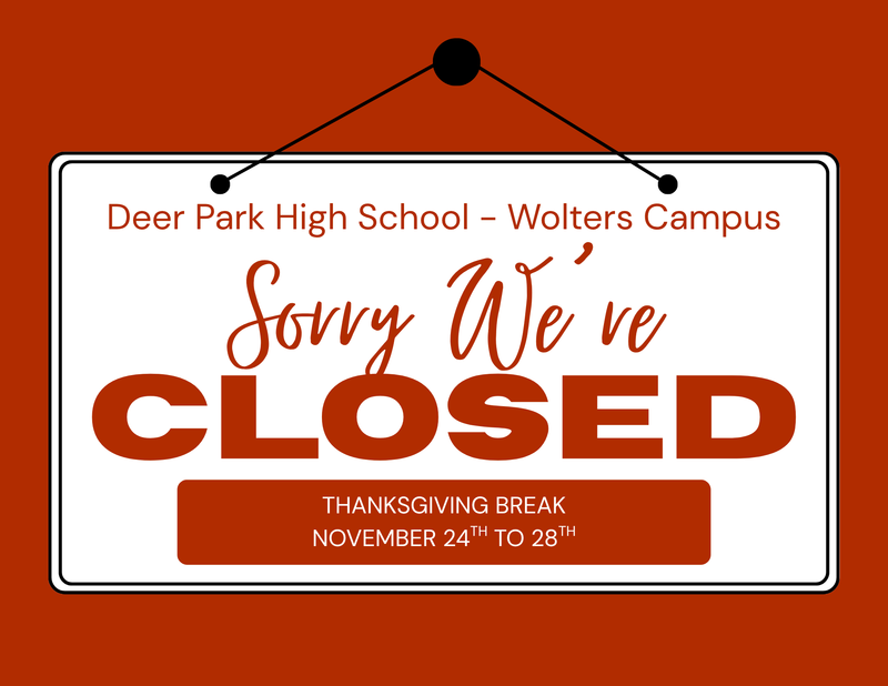 Closed for Thanksgiving Holidays