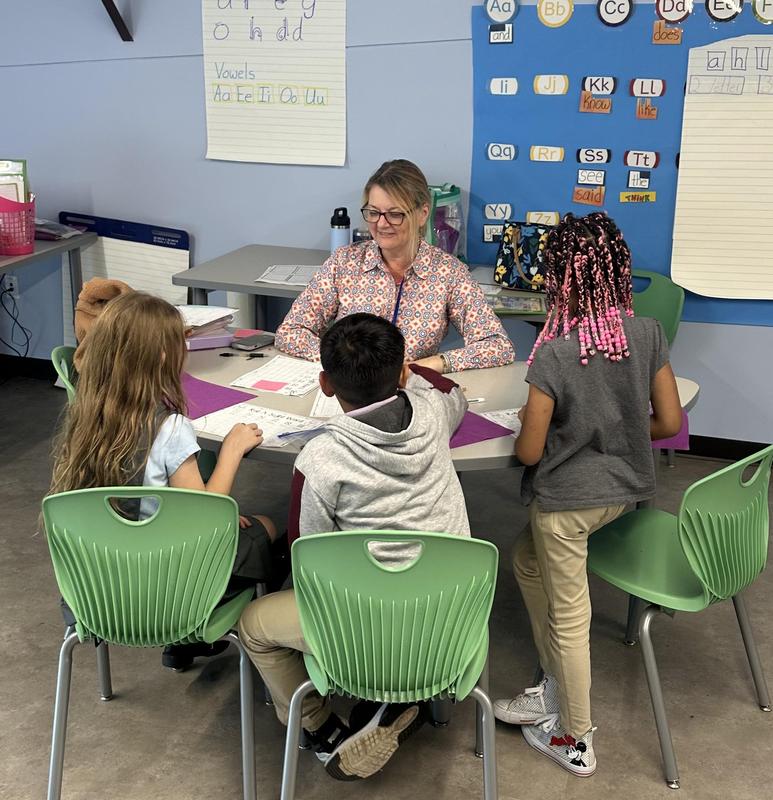 Volunteer tutors boost learning at Polaris Tech