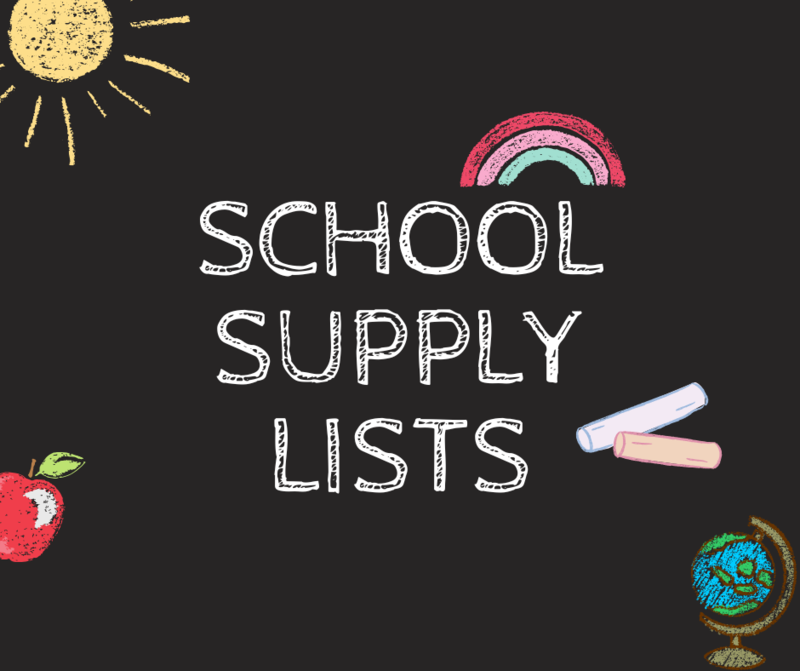 School Supply Lists