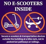 No E-Bike in the building