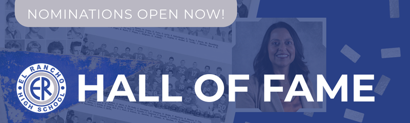 El Rancho High School Hall of Fame banner