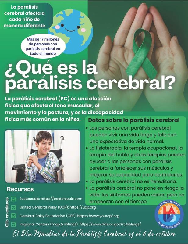 Cerebral Palsy Flyer (Spanish)