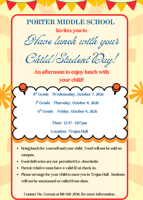Lunch with your child