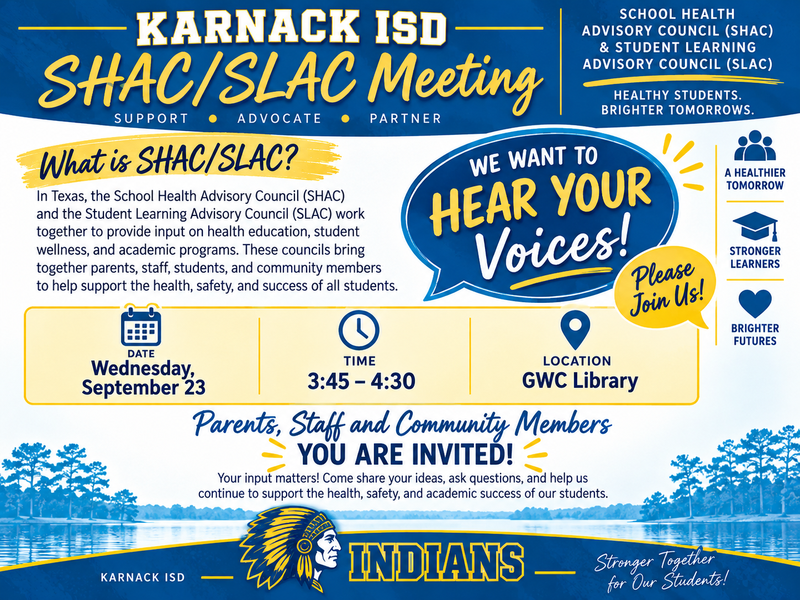SHAC Meeting Invite