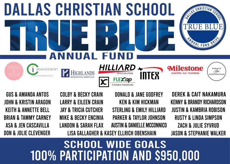 Thank you to our True Blue Annual Fund Title Sponsors Featured Photo