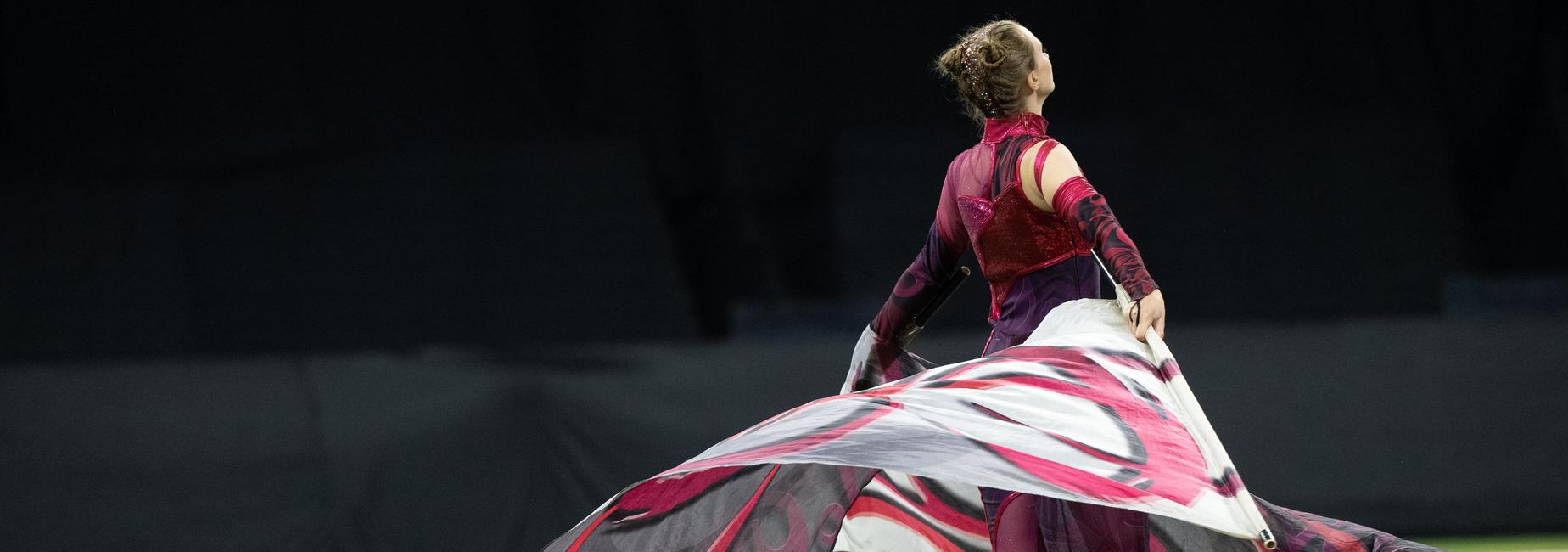 color guard on field
