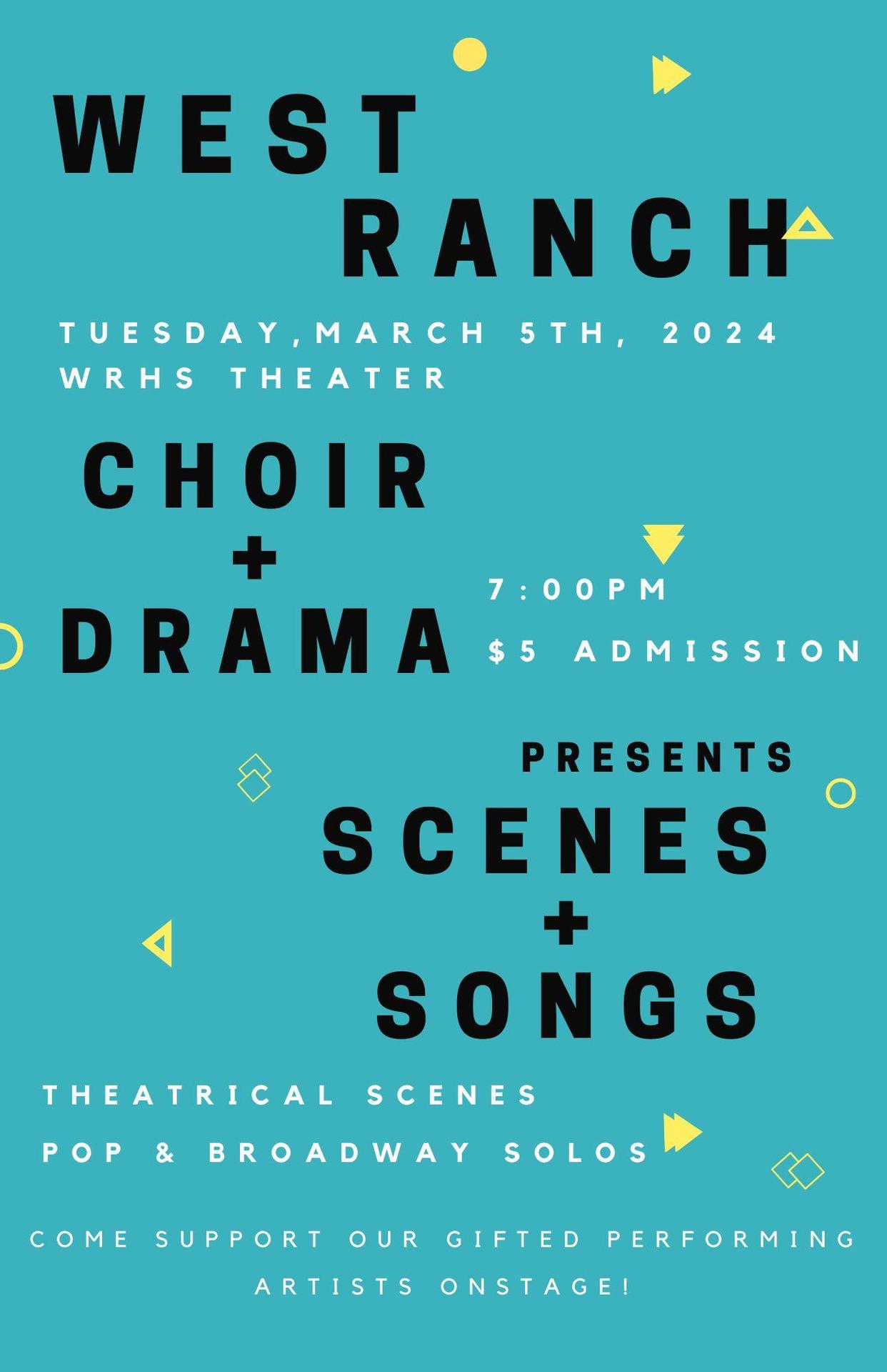 Welcome To West Ranch Theatre! – Theatre – West Ranch High School