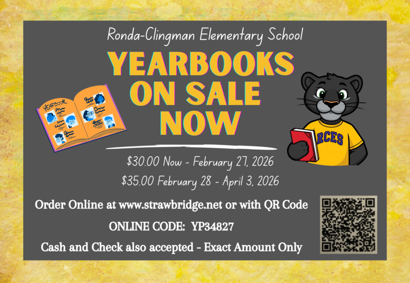 RCES Yearbook Sales Flyer