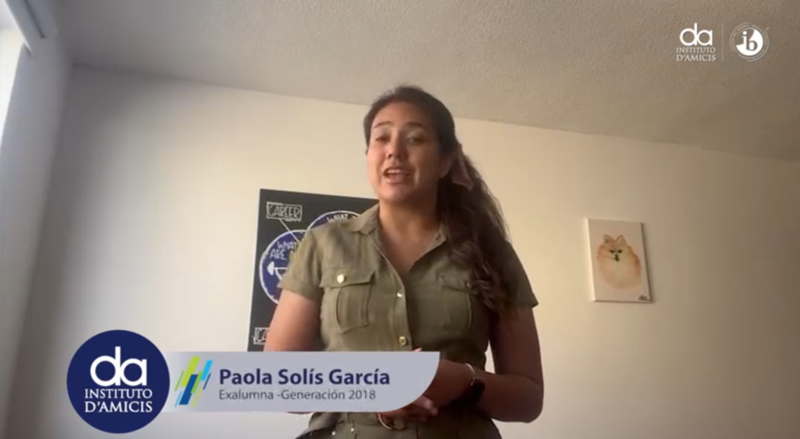 Paola Solís García Exalumna Generación 2018