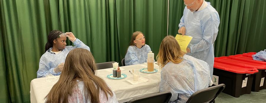 Students participated in the STEM summit hosted by Junior Achievement on December 1 and 2.