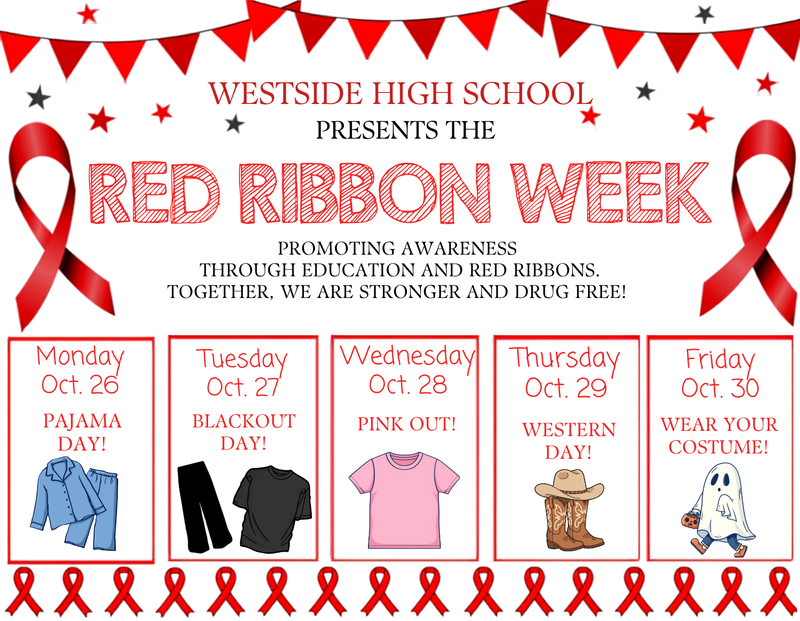 Red Ribbon Week Dress Up Days Featured Photo